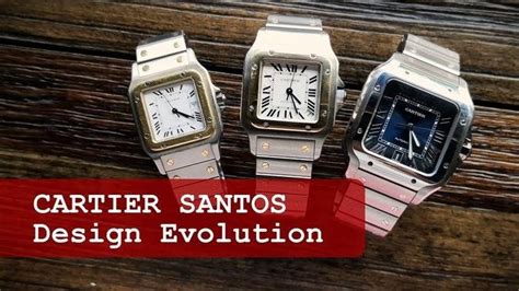 cartier santos evolution chart